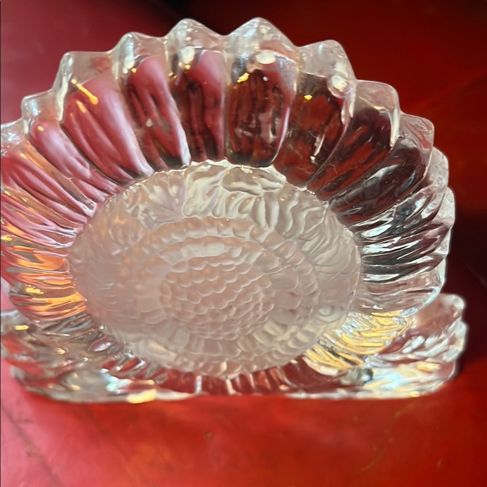 Crystal tea candle holder